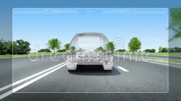 汽车技术道路车道警报自动驾驶视频的预览图