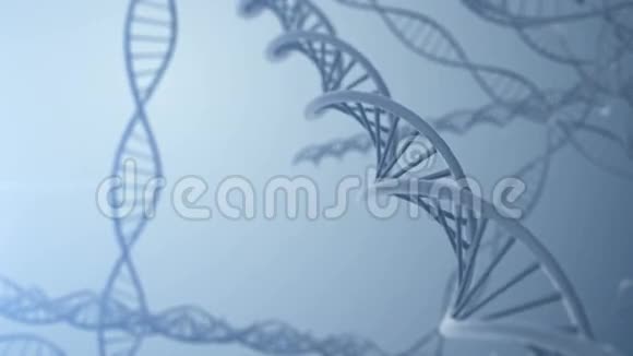 抽象DNA分子环视频的预览图