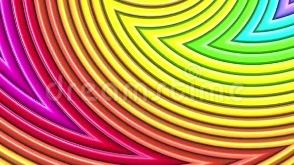 彩虹五彩条纹周期性移动视频的预览图