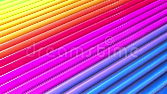 彩虹五彩条纹周期性移动视频的预览图