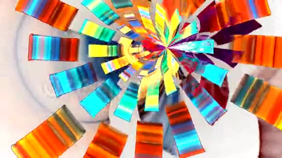 分形背景具有抽象的明亮螺旋高详细回路视频的预览图