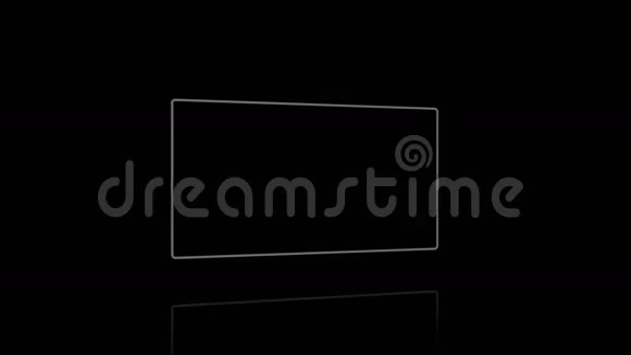 黑色背景下的屏幕视频的预览图