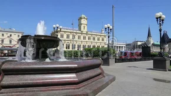 列宁格勒斯基火车站是俄罗斯莫斯科九大火车站之一视频的预览图