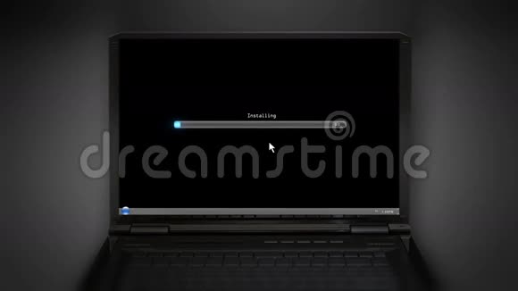 安装笔记本电脑屏幕黑色视频的预览图