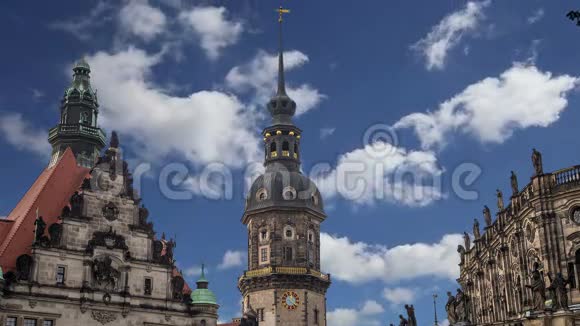 霍夫基什或圣三一大教堂德国萨森德累斯顿巴洛克教堂视频的预览图