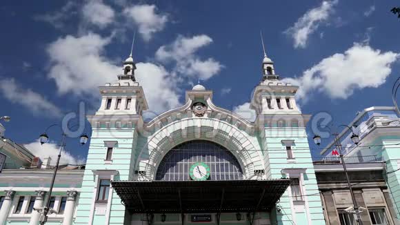 Belorussky火车站是俄罗斯莫斯科九个主要火车站之一它于1870年开放视频的预览图