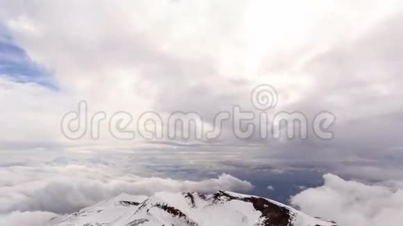 埃特纳火山口意大利西西里时间流逝视频的预览图