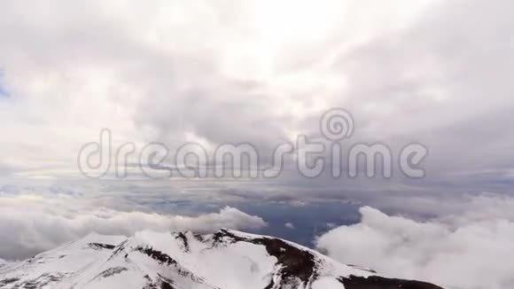 埃特纳火山口意大利西西里时间流逝视频的预览图