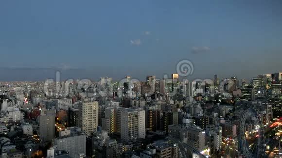 东京夜景的时间推移视频的预览图