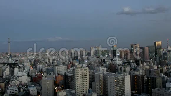 东京夜景的时间推移视频的预览图