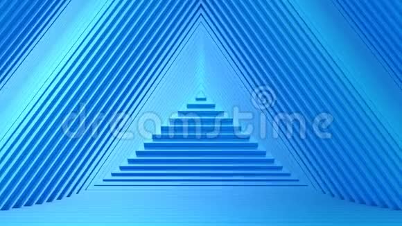 三角形形成了波浪视频的预览图