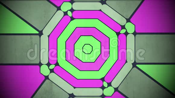运动彩色几何形状图案抽象背景视频的预览图