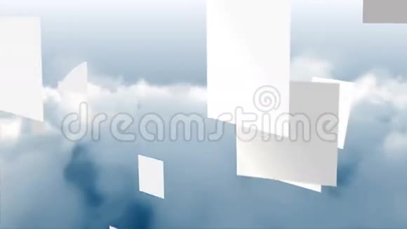 天空背景上的云计算图形视频的预览图