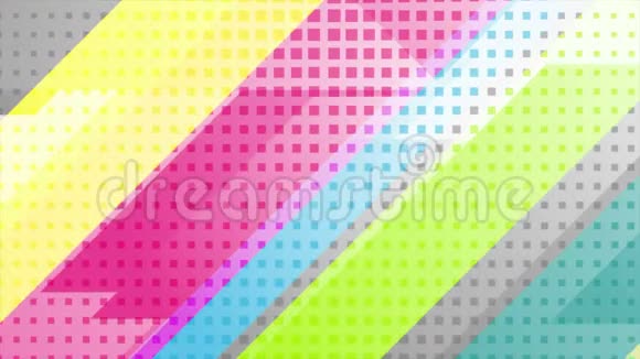 丰富多彩的几何技术抽象视频动画视频的预览图