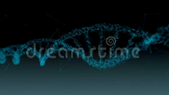 人类DNA摘要背景与丛循环动画视频的预览图