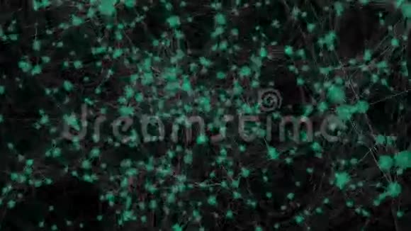 绿色科技线连接动画视频的预览图
