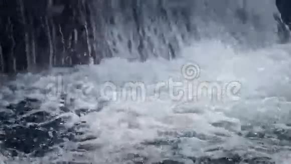 克罗地亚有瀑布的湖泊地点国家公园Plitvice视频的预览图
