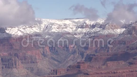 大峡谷冬季景观视频的预览图