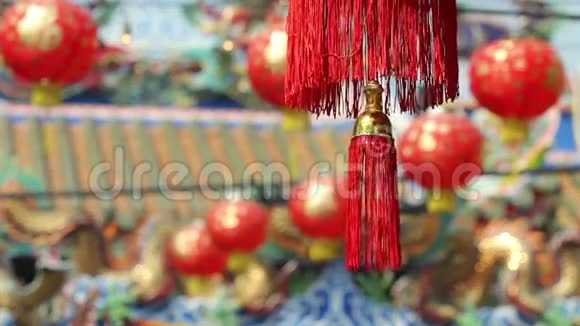 中国灯笼在新年视频的预览图