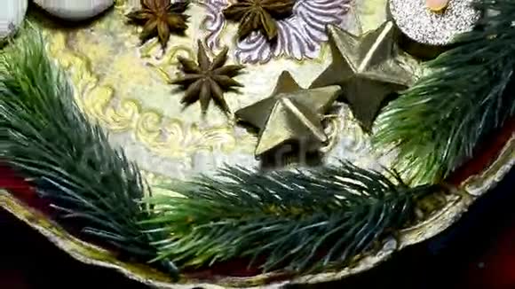德国圣诞蛋糕普费弗诺斯视频的预览图