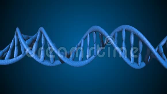 DNA密码飞了进来抽象3d多边形线架DNA代码摘要三维多角形线架DNA循环动画视频的预览图