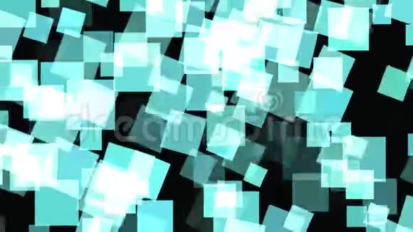 抽象三维几何背景运动中的几何曲面视频的预览图