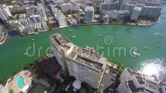 迈阿密海滩佛罗里达航空4k视频视频的预览图