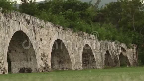 牙买加蒙特哥湾古建筑遗址视频的预览图