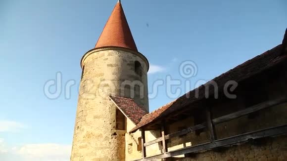 瑞士的老式堡墙视频的预览图