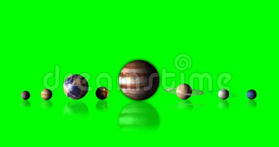 有行星的太阳系视频的预览图