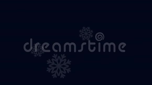 雪人圣诞祝福动画视频的预览图