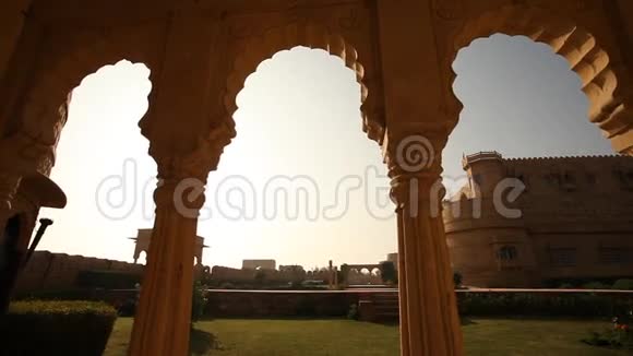 印度拉贾斯坦邦的古堡视频的预览图
