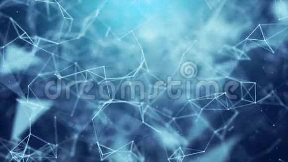 抽象网络技术商业科学循环背景视频的预览图
