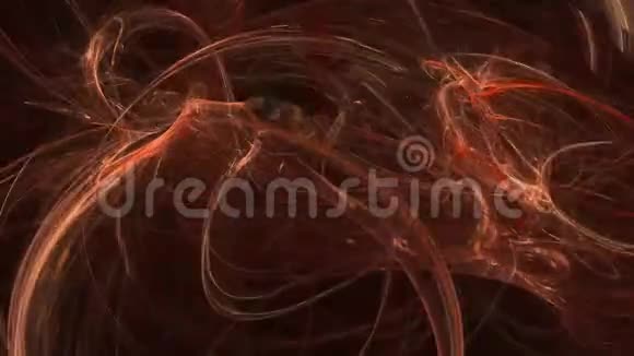 抽象运动背景能量波和闪电无缝环能够视频的预览图