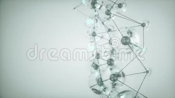 4K抽象分子网络视频的预览图