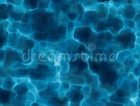 蓝水抽象背景循环视频的预览图
