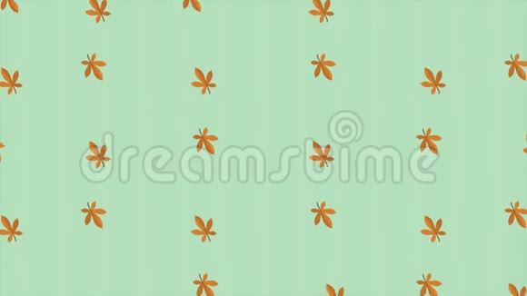 秋日用枫叶动画视频的预览图