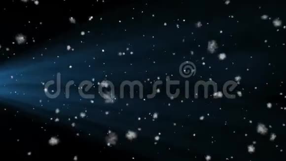 雪雪花渲染了雪的动画视频的预览图