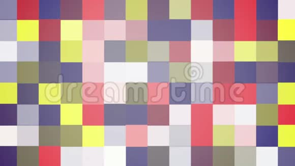 运动彩色像素抽象背景视频的预览图