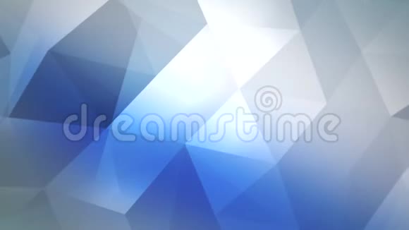 运动蓝色三角形抽象背景视频的预览图