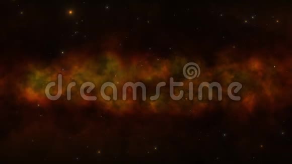 星系中的运动恒星和行星抽象背景视频的预览图