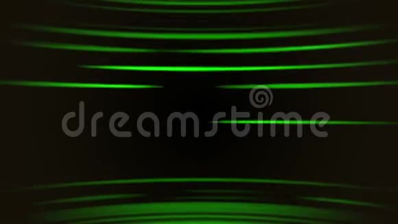 80年代风格的抽象运动绿线视频的预览图