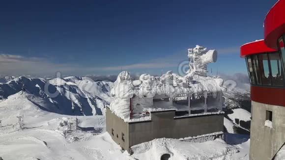 雪山斯洛伐克滑雪冬季视频的预览图