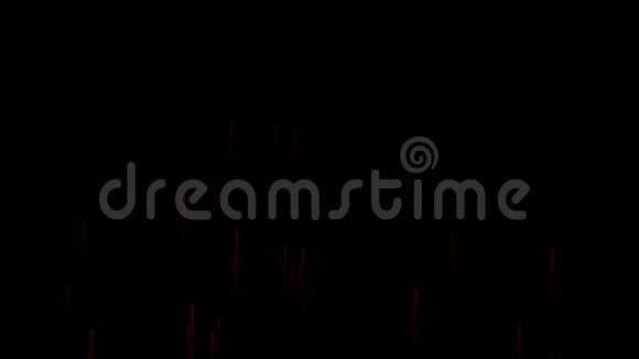 红色烟花作为新年圣诞节或其他庆祝活动的节日背景烟花表演被隔离在黑色上视频的预览图