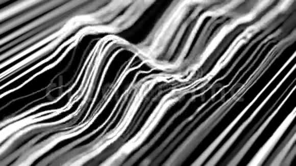 4K抽象线在波模式视频的预览图