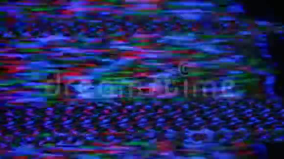 抽象纹理背景噪声闪烁TV错误视频的预览图