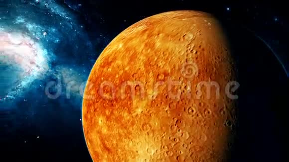 来自深空的真实美丽的水星视频的预览图