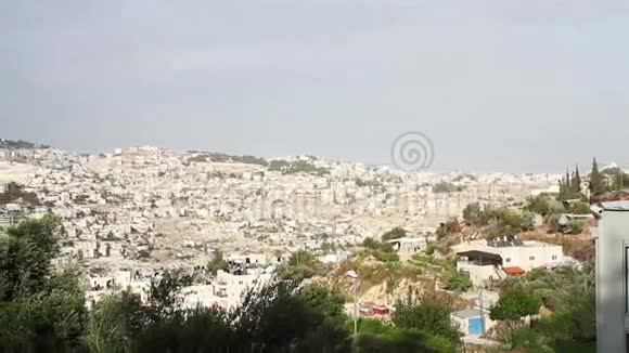 全景老城耶路撒冷视频的预览图