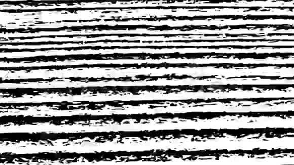 黑色背景上抽象数字动画白噪声视频的预览图