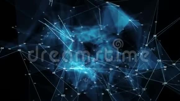 抽象运动背景数字二元屈膝数据网络视频的预览图